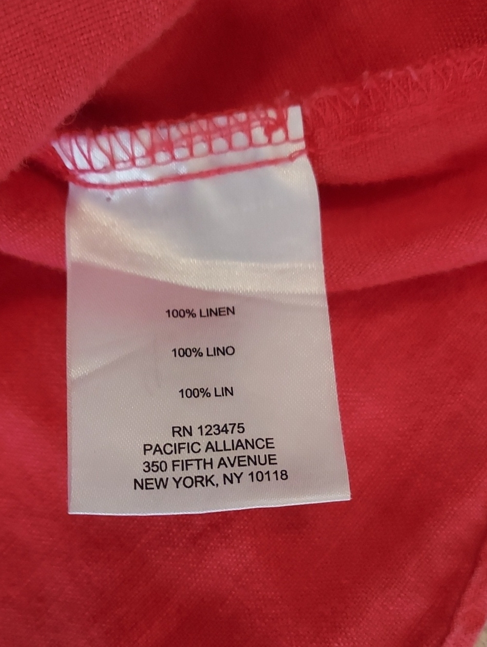 Ellen Tracy Linen Blouse - Picture 8 of 9